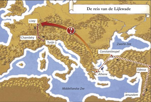 De reis van de Lijkwade.